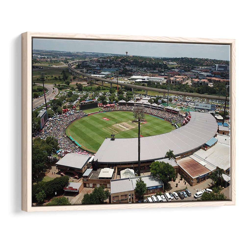SuperSport Park, Stadium Canvas, Sport Art, Framed Canvas Print Wall Art, Floating Frame