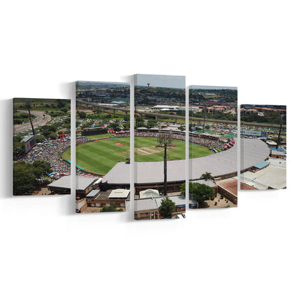 SuperSport Park, Stadium Canvas, Sport Art, Gift for him, 5 Panel, Large Canvas, Canvas Print Wall Art