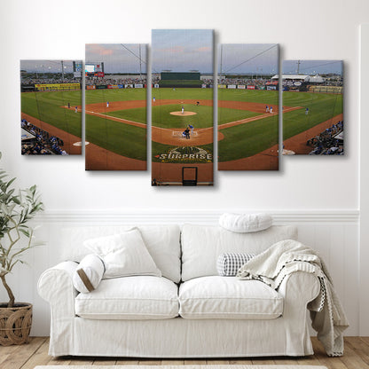 Surprise Stadium, Stadium Canvas, Sport Art, Gift for him, 5 Panel, Large Canvas, Canvas Print Wall Art