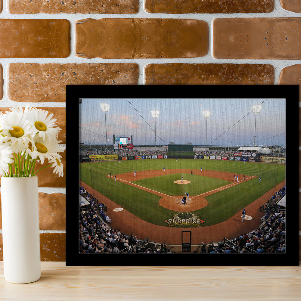 Surprise Stadium, Stadium Canvas, Sport Art, Gift for him, Framed Art Print Wall Decor, Picture Framed