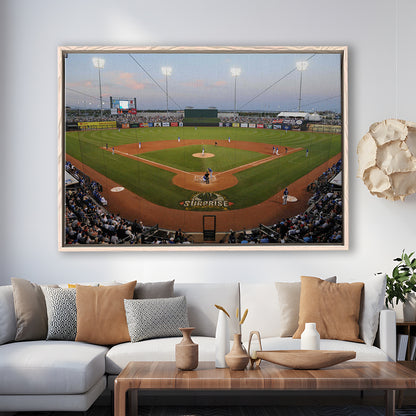 Surprise Stadium, Stadium Canvas, Sport Art, Framed Canvas Print Wall Art, Floating Frame
