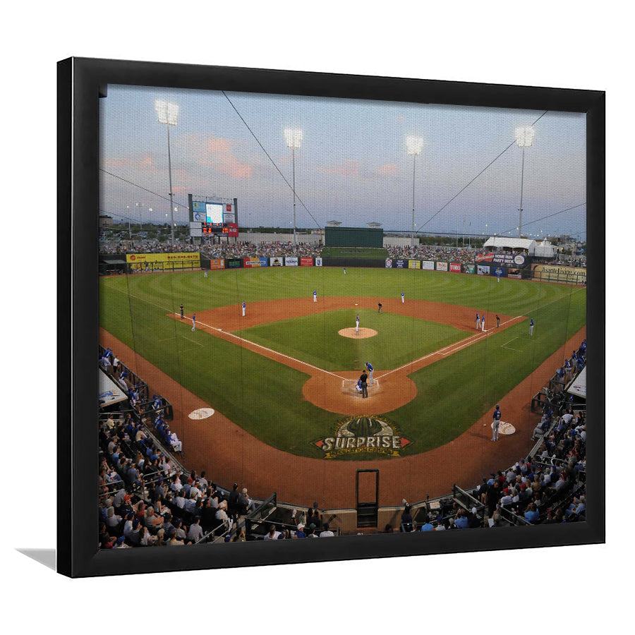 Surprise Stadium, Stadium Canvas, Sport Art, Gift for him, Framed Art Print Wall Decor, Picture Framed