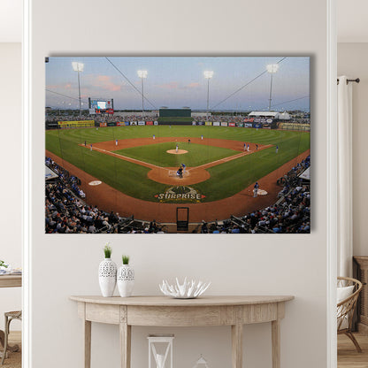 Surprise Stadium, Stadium Canvas, Sport Art, Gift for him, Man Cave Decor, Art Print, Canvas Print Wall Art