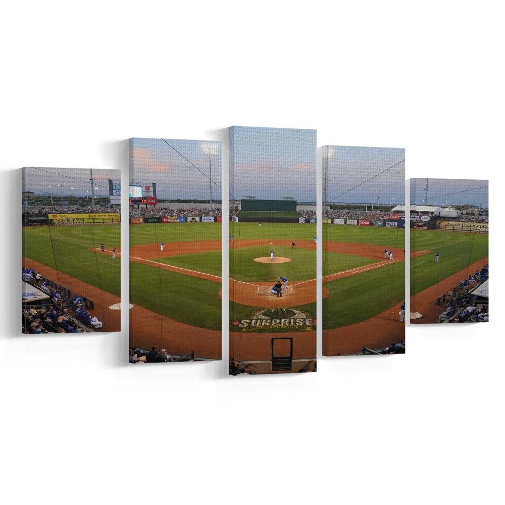 Surprise Stadium, Stadium Canvas, Sport Art, Gift for him, 5 Panel, Large Canvas, Canvas Print Wall Art