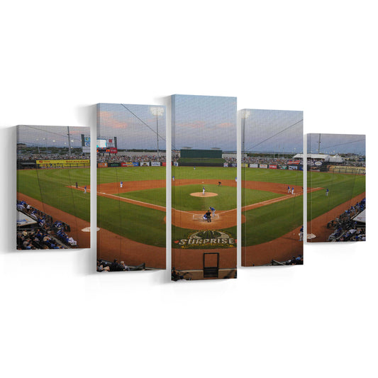 Surprise Stadium, Stadium Canvas, Sport Art, Gift for him, 5 Panel, Large Canvas, Canvas Print Wall Art