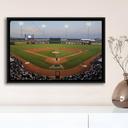 Surprise Stadium, Stadium Canvas, Sport Art, Framed Canvas Print Wall Art, Floating Frame