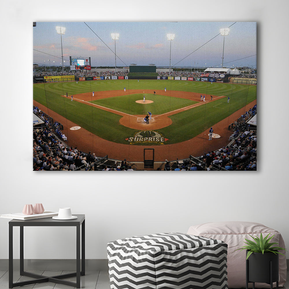 Surprise Stadium, Stadium Canvas, Sport Art, Gift for him, Man Cave Decor, Art Print, Canvas Print Wall Art