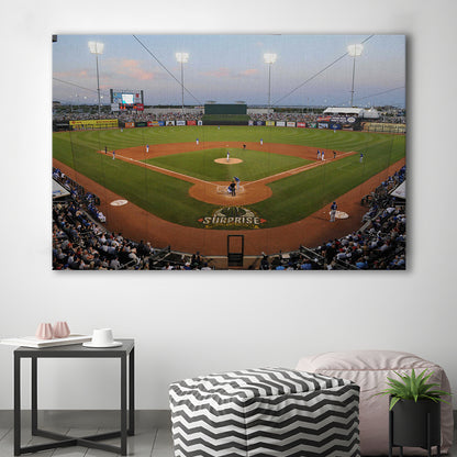 Surprise Stadium, Stadium Canvas, Sport Art, Gift for him, Man Cave Decor, Art Print, Canvas Print Wall Art