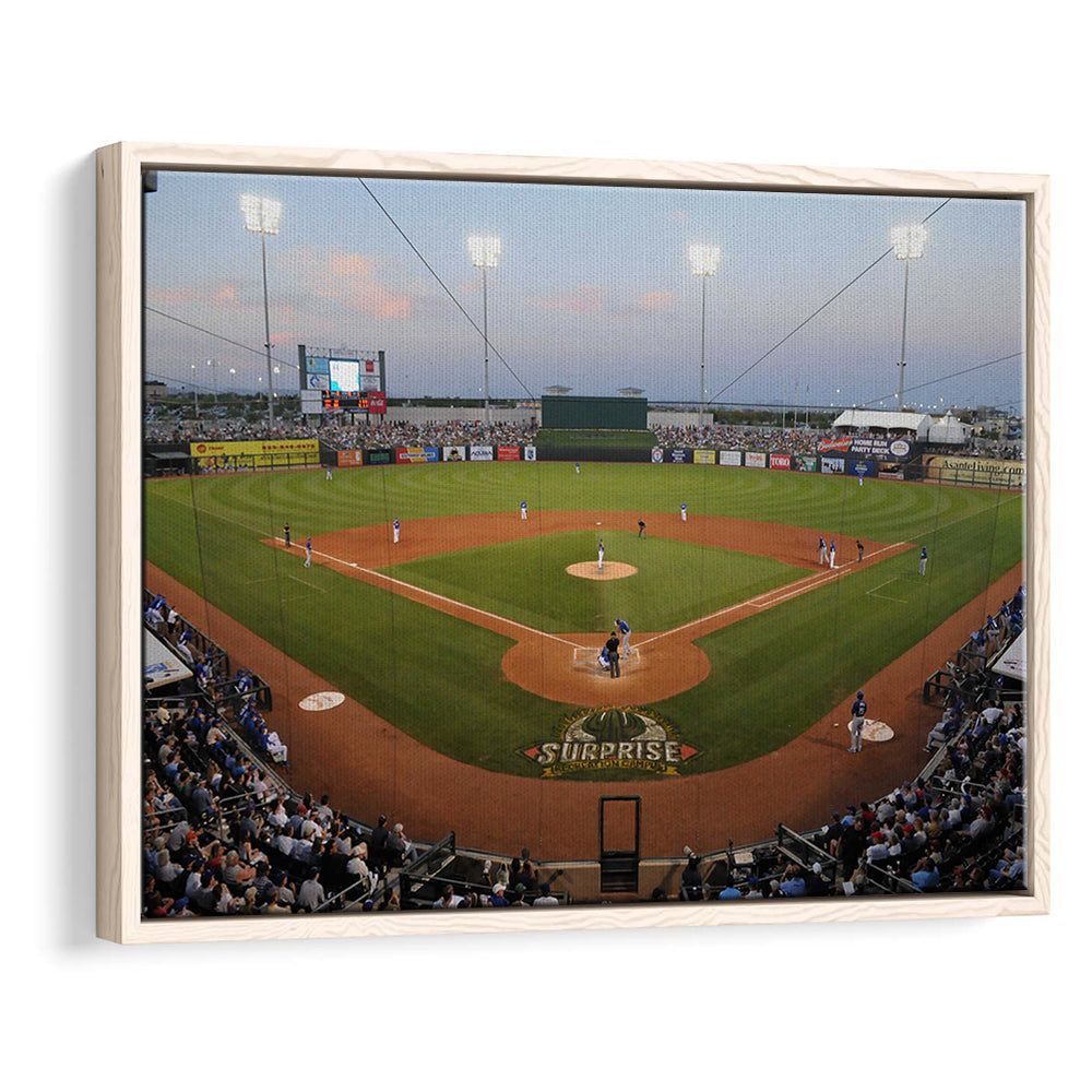 Surprise Stadium, Stadium Canvas, Sport Art, Framed Canvas Print Wall Art, Floating Frame