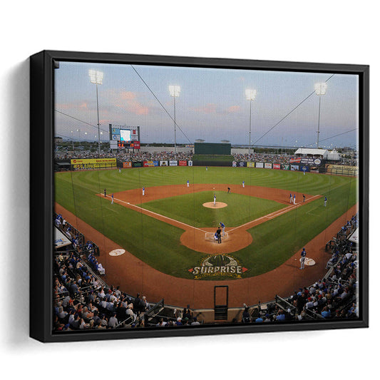 Surprise Stadium, Stadium Canvas, Sport Art, Framed Canvas Print Wall Art, Floating Frame