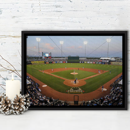 Surprise Stadium, Stadium Canvas, Sport Art, Framed Canvas Print Wall Art, Floating Frame