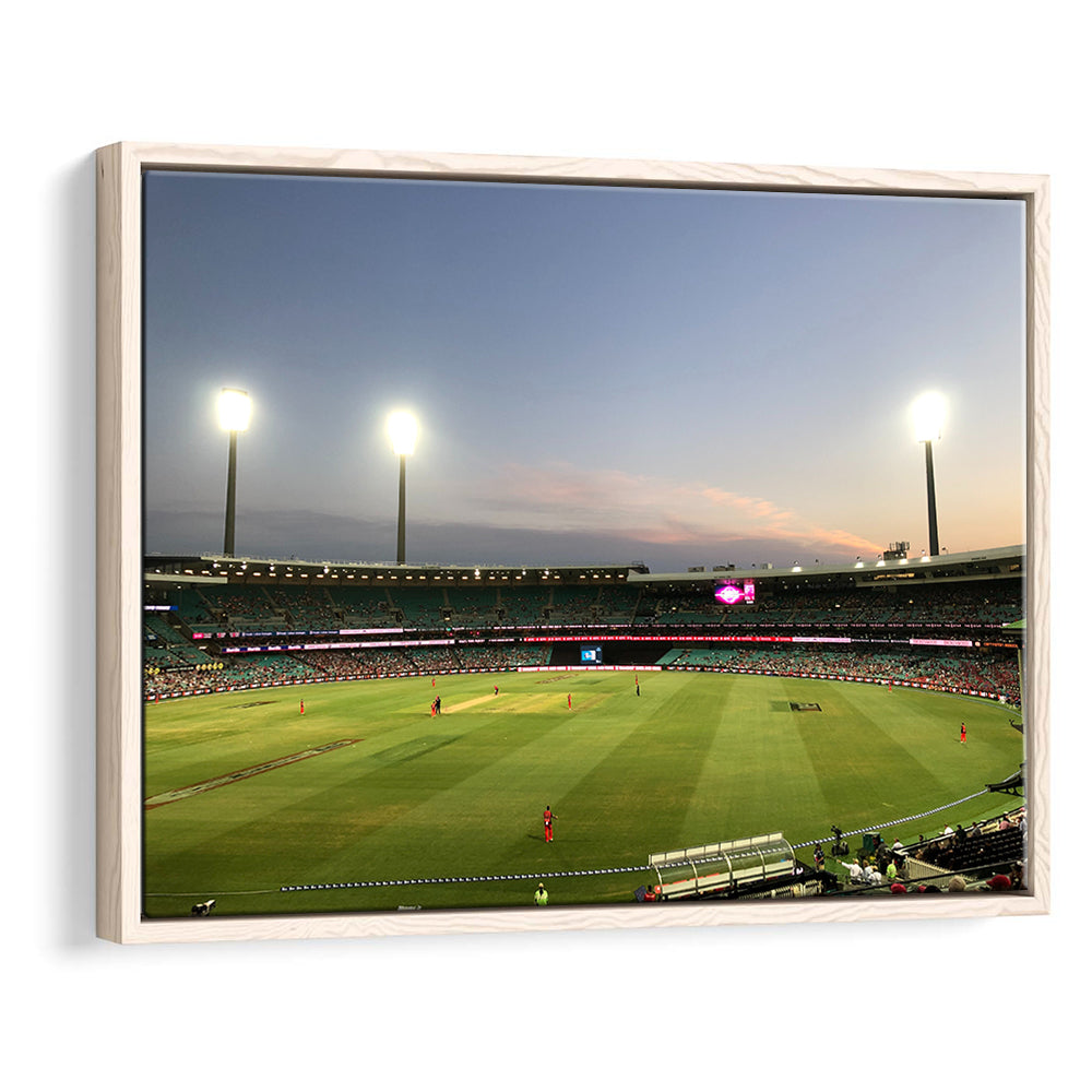 Sydney Cricket Ground Stadium, Stadium Canvas, Sport Art, Framed Canvas Print Wall Art, Floating Frame
