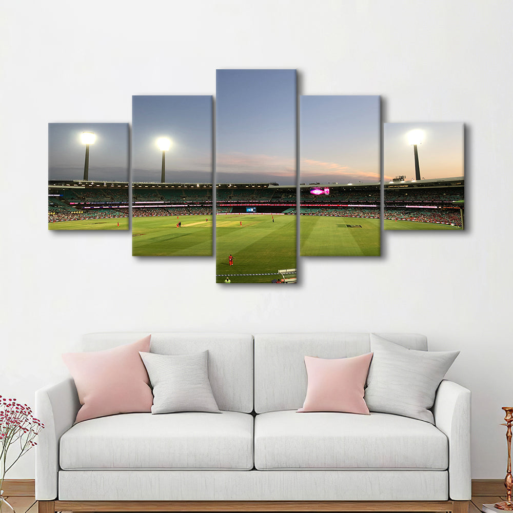 Sydney Cricket Ground Stadium, Stadium Canvas, Sport Art, Gift for him, 5 Panel, Large Canvas, Canvas Print Wall Art