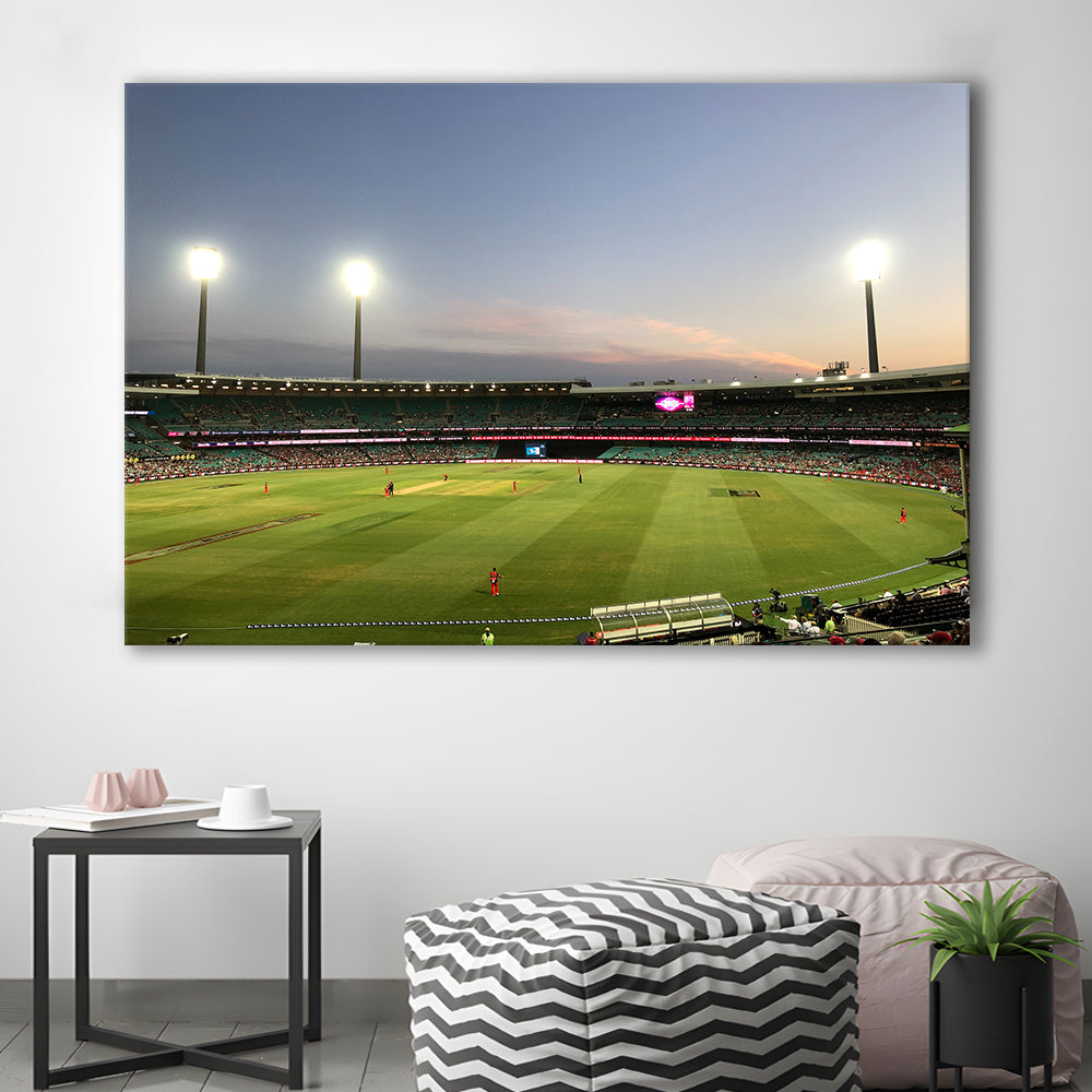 Sydney Cricket Ground Stadium, Stadium Canvas, Sport Art, Gift for him, Man Cave Decor, Art Print, Canvas Print Wall Art