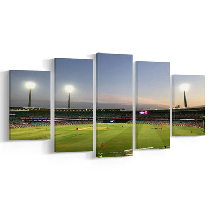 Sydney Cricket Ground Stadium, Stadium Canvas, Sport Art, Gift for him, 5 Panel, Large Canvas, Canvas Print Wall Art
