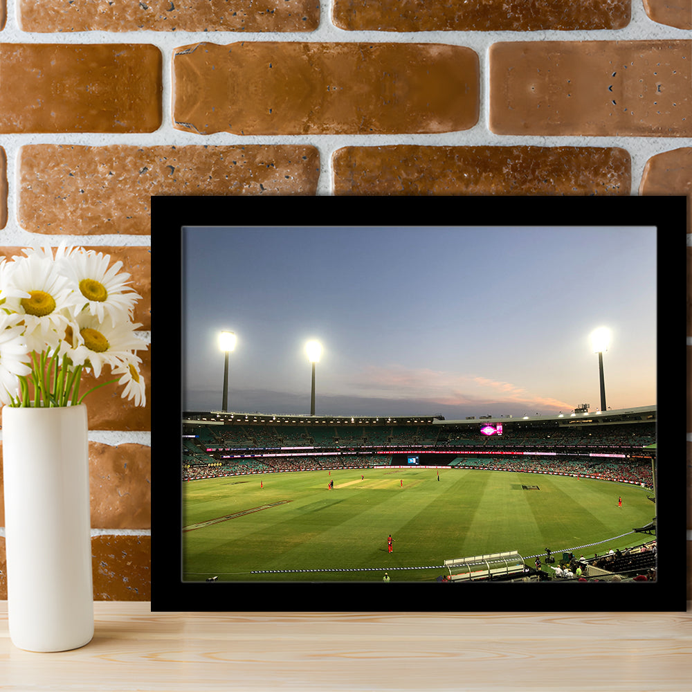 Sydney Cricket Ground Stadium, Stadium Canvas, Sport Art, Gift for him, Framed Art Print Wall Decor, Picture Framed
