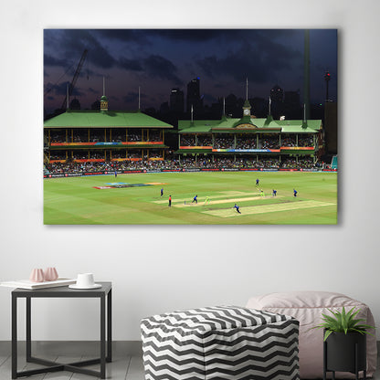 Sydney Cricket Ground in Australia, Stadium Canvas, Sport Art, Gift for him, Man Cave Decor, Art Print, Canvas Print Wall Art