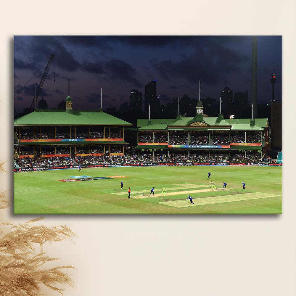 Sydney Cricket Ground in Australia, Stadium Canvas, Sport Art, Gift for him, Man Cave Decor, Art Print, Canvas Print Wall Art