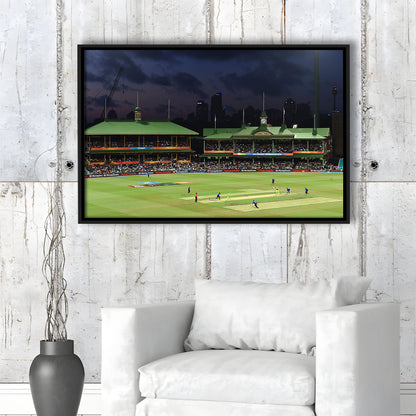 Sydney Cricket Ground in Australia, Stadium Canvas, Sport Art, Framed Canvas Print Wall Art, Floating Frame