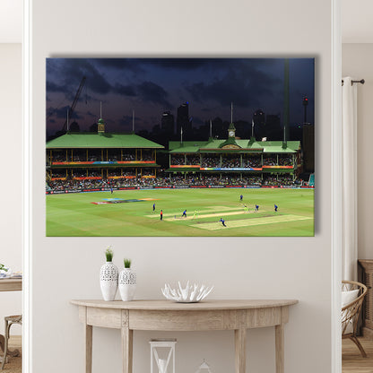 Sydney Cricket Ground in Australia, Stadium Canvas, Sport Art, Gift for him, Man Cave Decor, Art Print, Canvas Print Wall Art