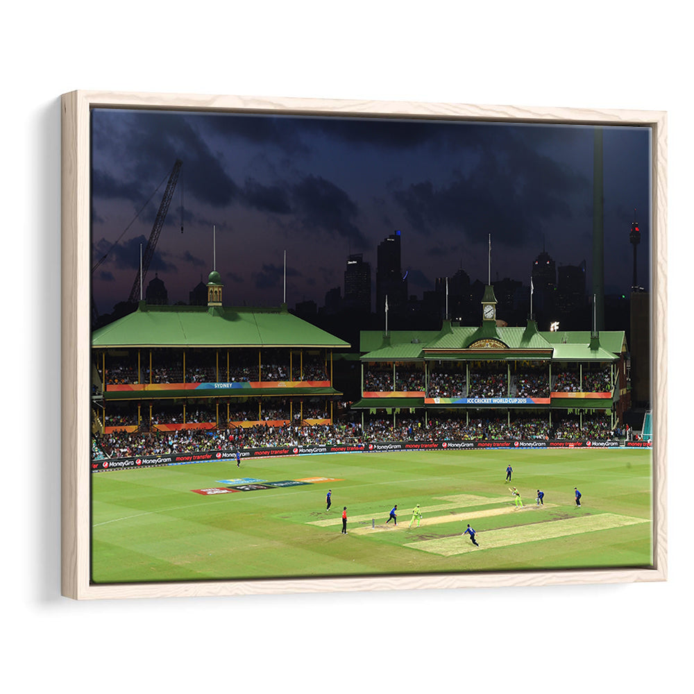Sydney Cricket Ground in Australia, Stadium Canvas, Sport Art, Framed Canvas Print Wall Art, Floating Frame
