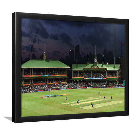 Sydney Cricket Ground in Australia, Stadium Canvas, Sport Art, Gift for him, Framed Art Print Wall Decor, Picture Framed