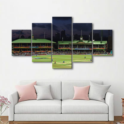 Sydney Cricket Ground in Australia, Stadium Canvas, Sport Art, Gift for him, 5 Panel, Large Canvas, Canvas Print Wall Art