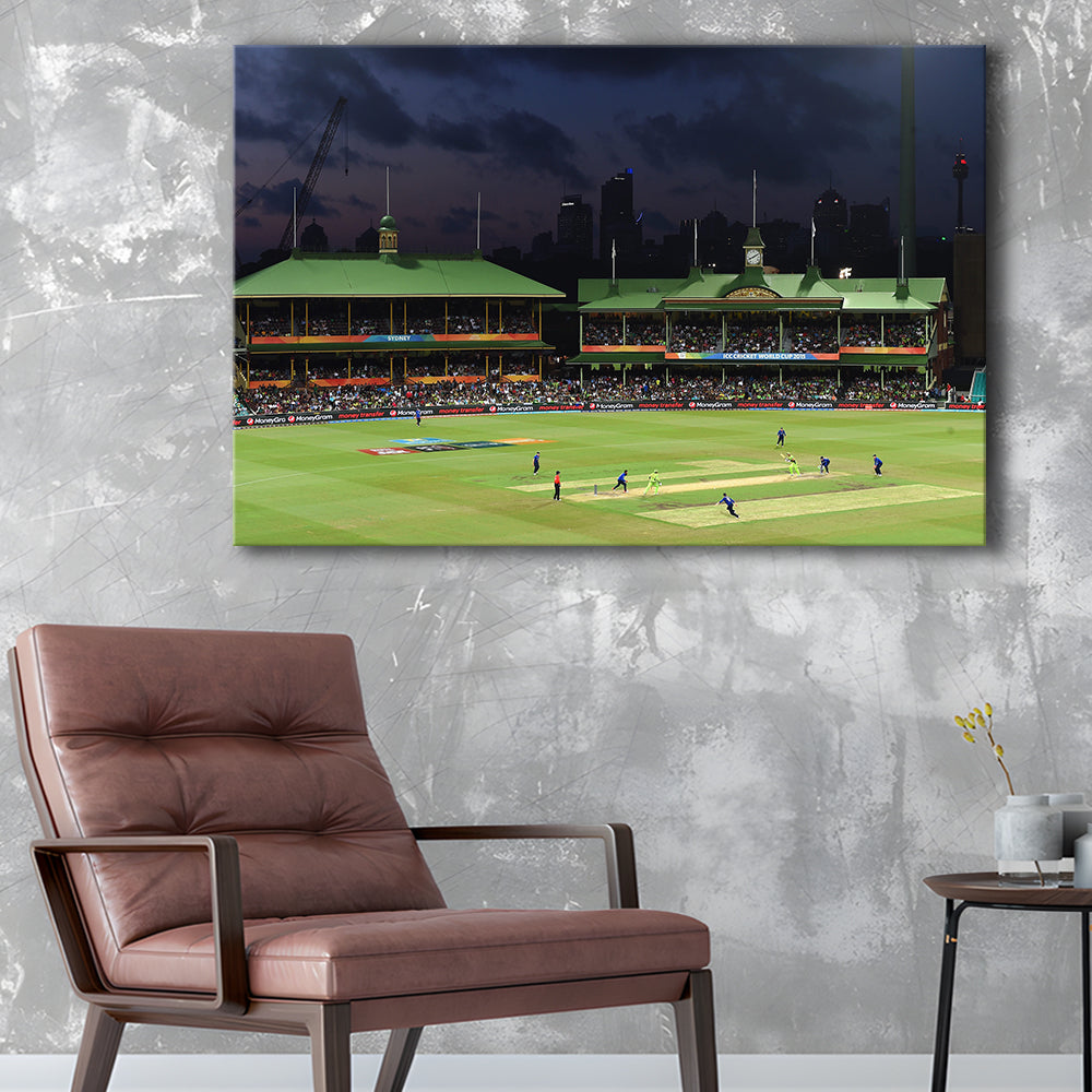 Sydney Cricket Ground in Australia, Stadium Canvas, Sport Art, Gift for him, Man Cave Decor, Art Print, Canvas Print Wall Art