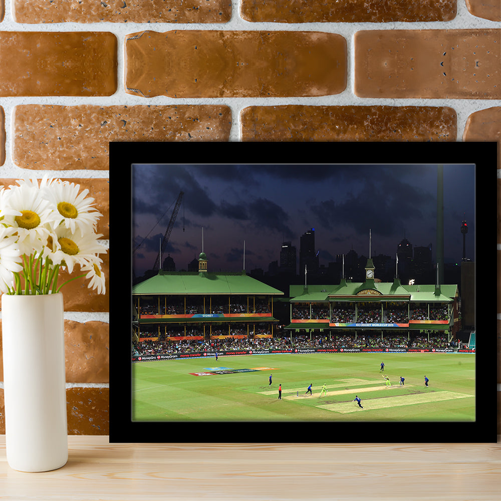 Sydney Cricket Ground in Australia, Stadium Canvas, Sport Art, Gift for him, Framed Art Print Wall Decor, Picture Framed