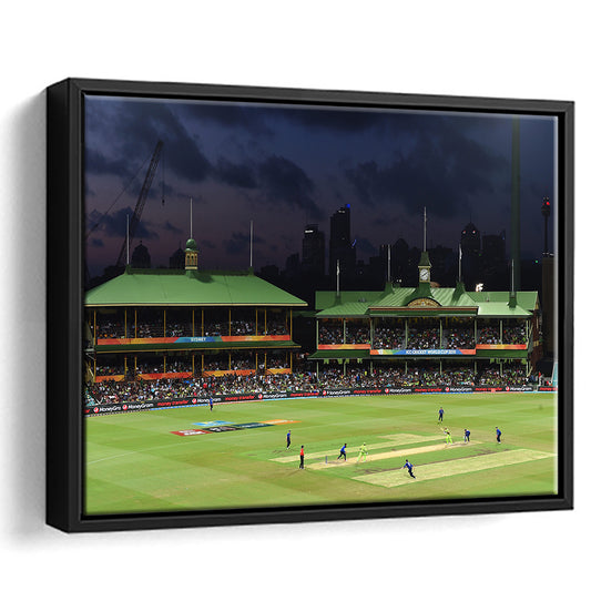 Sydney Cricket Ground in Australia, Stadium Canvas, Sport Art, Framed Canvas Print Wall Art, Floating Frame