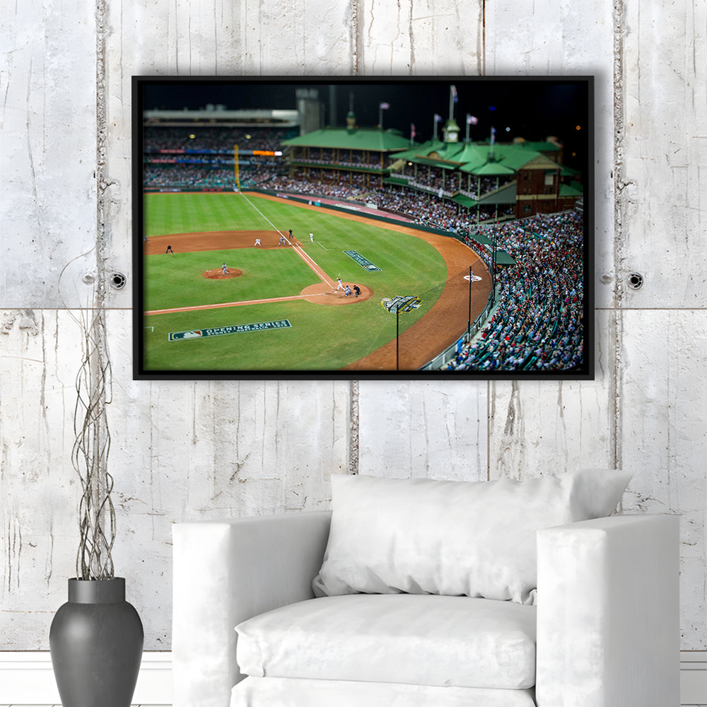 Sydney Cricket Ground in Moore Park, Stadium Canvas, Sport Art, Framed Canvas Print Wall Art, Floating Frame