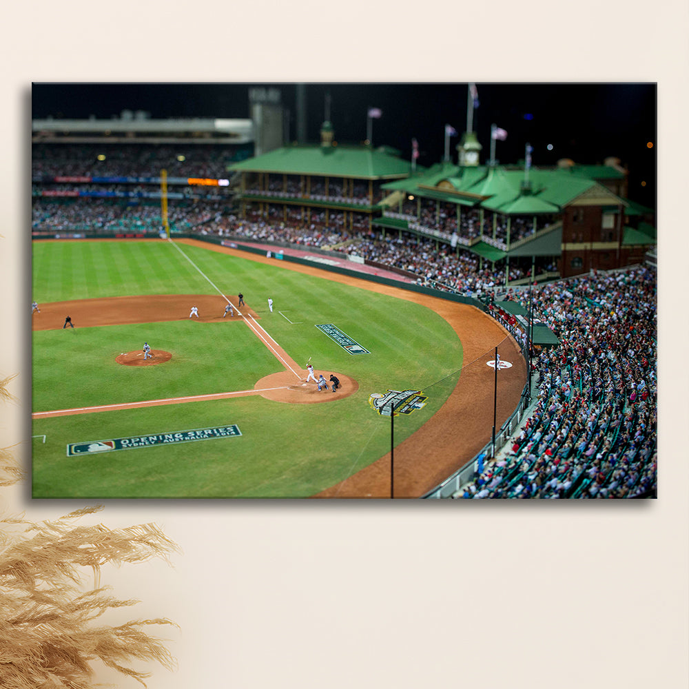 Sydney Cricket Ground in Moore Park, Stadium Canvas, Sport Art, Gift for him, Man Cave Decor, Art Print, Canvas Print Wall Art