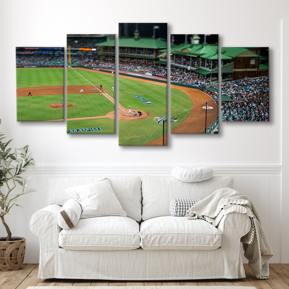 Sydney Cricket Ground in Moore Park, Stadium Canvas, Sport Art, Gift for him, 5 Panel, Large Canvas, Canvas Print Wall Art