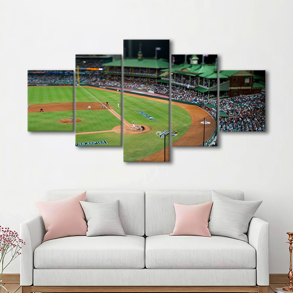 Sydney Cricket Ground in Moore Park, Stadium Canvas, Sport Art, Gift for him, 5 Panel, Large Canvas, Canvas Print Wall Art