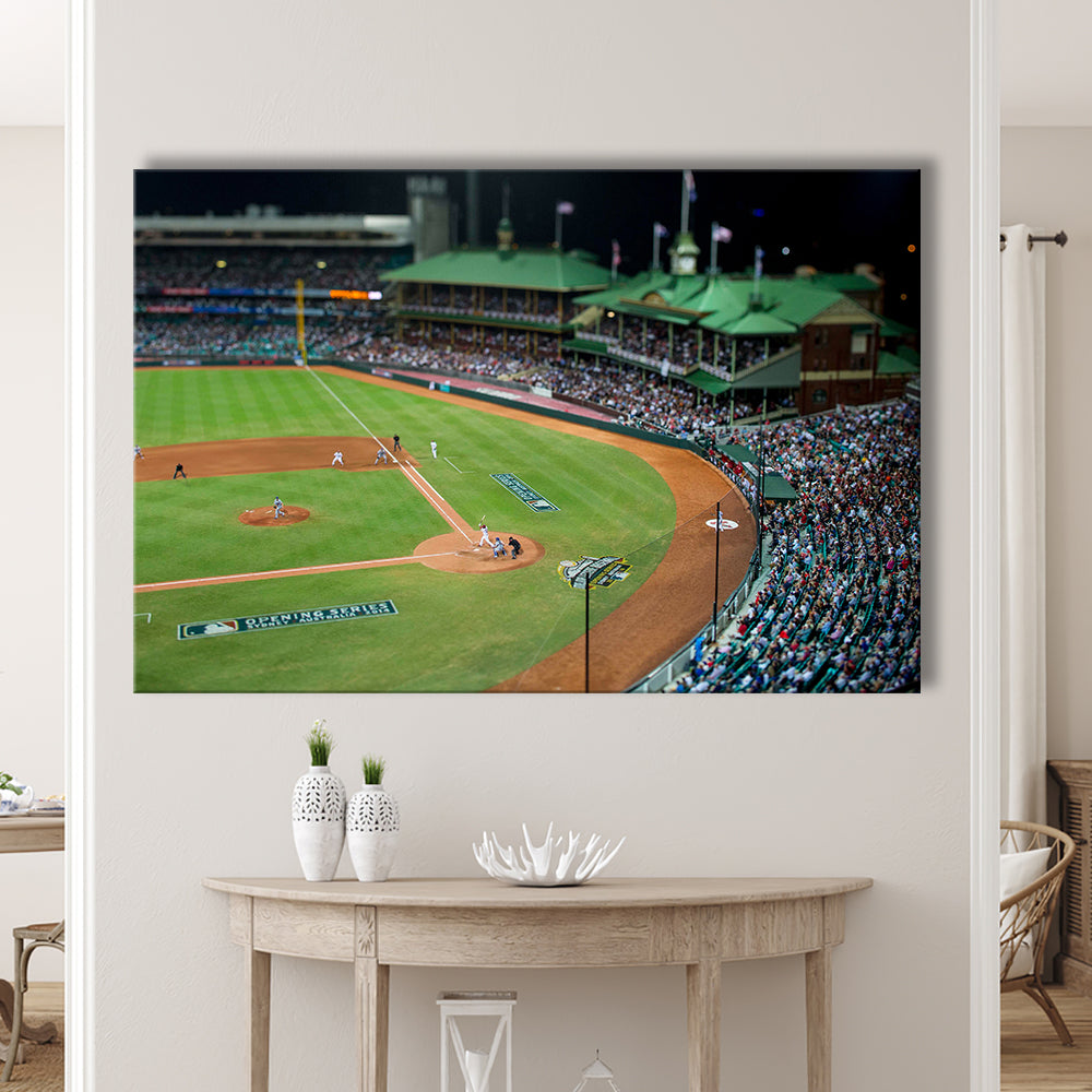 Sydney Cricket Ground in Moore Park, Stadium Canvas, Sport Art, Gift for him, Man Cave Decor, Art Print, Canvas Print Wall Art