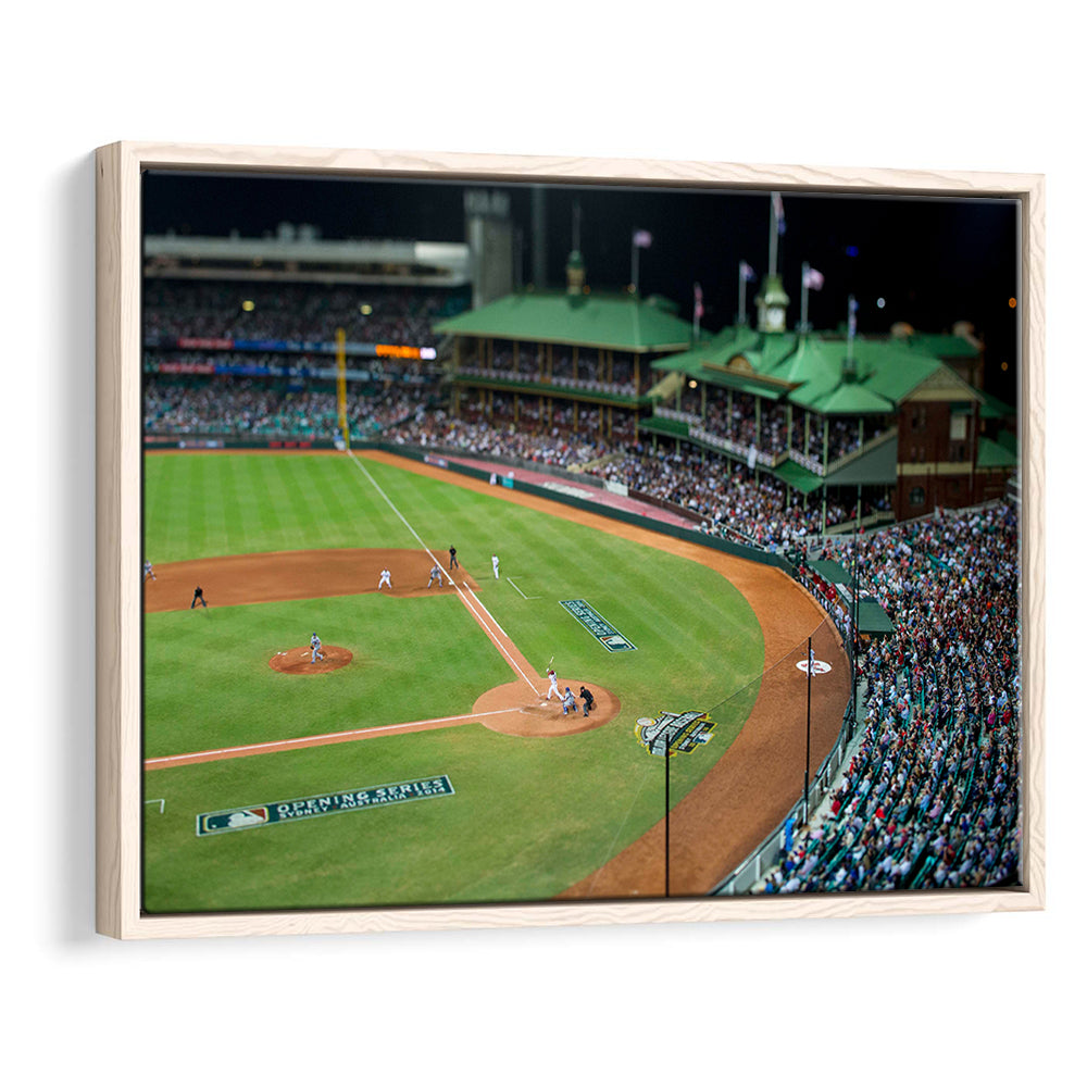 Sydney Cricket Ground in Moore Park, Stadium Canvas, Sport Art, Framed Canvas Print Wall Art, Floating Frame