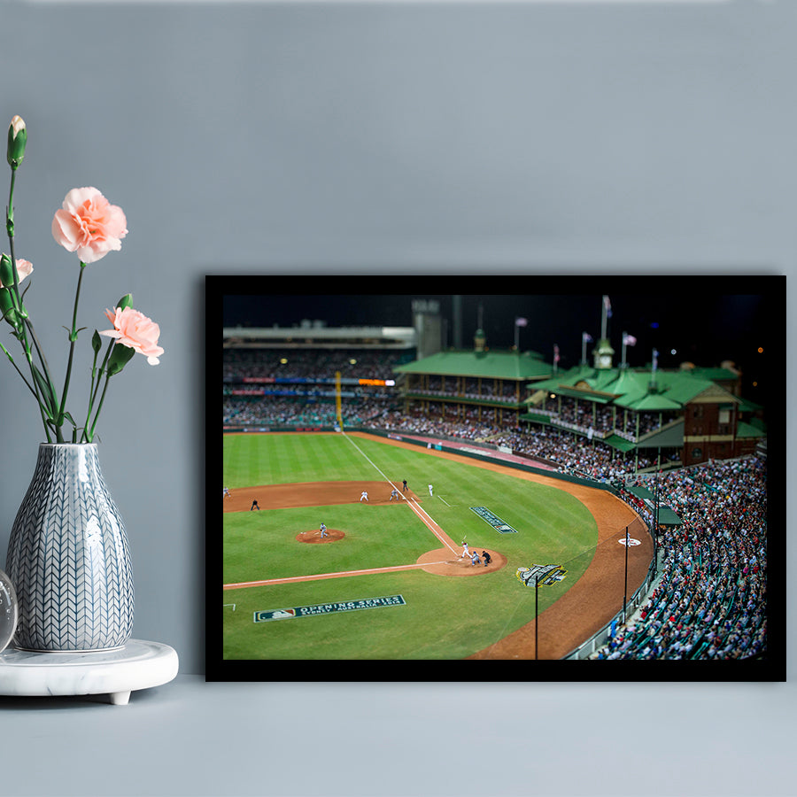 Sydney Cricket Ground in Moore Park, Stadium Canvas, Sport Art, Gift for him, Framed Art Print Wall Decor, Picture Framed
