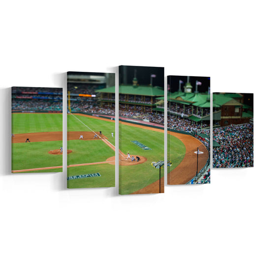 Sydney Cricket Ground in Moore Park, Stadium Canvas, Sport Art, Gift for him, 5 Panel, Large Canvas, Canvas Print Wall Art