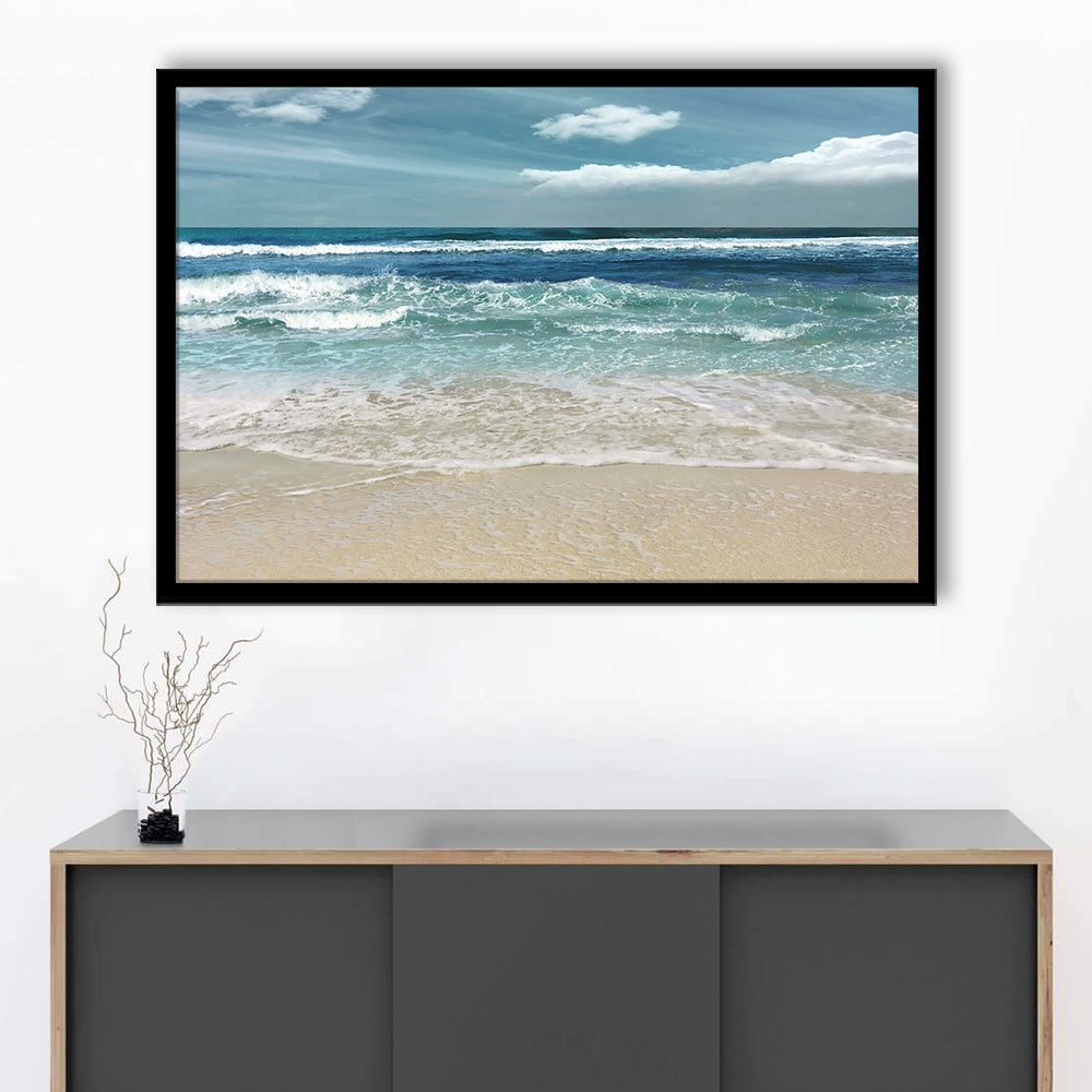 Symphony Of The Sea Wall Art, Framed Art Print, Picture Framed