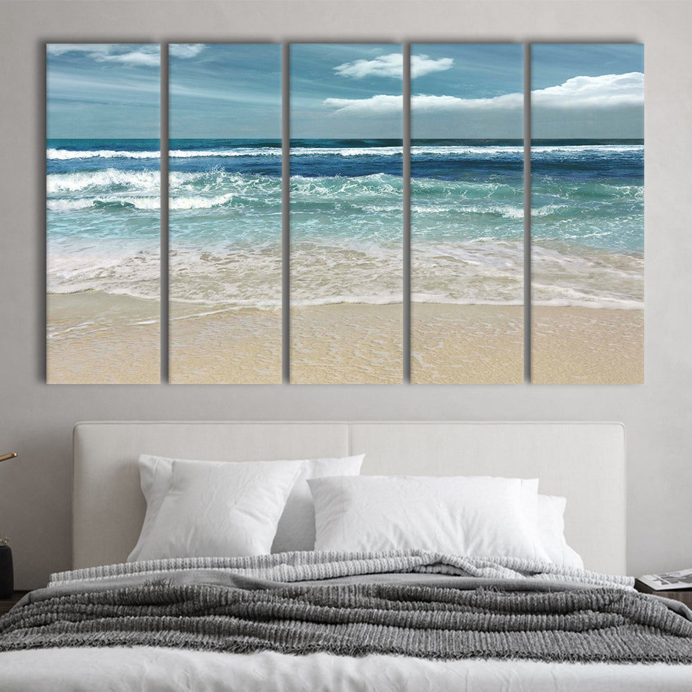 Symphony of the Sea Wall Art, 5 Piece B Extra Large Cavas Print Wall Art Decor