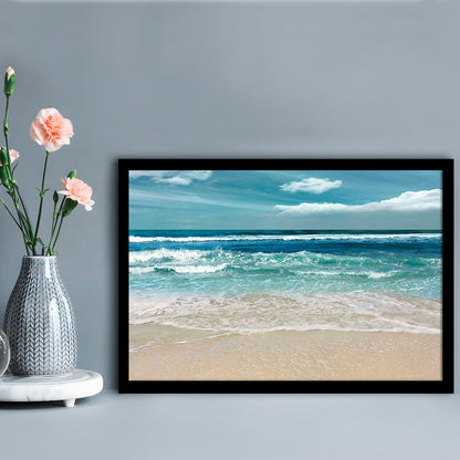 Symphony Of The Sea Wall Art, Framed Art Print, Picture Framed