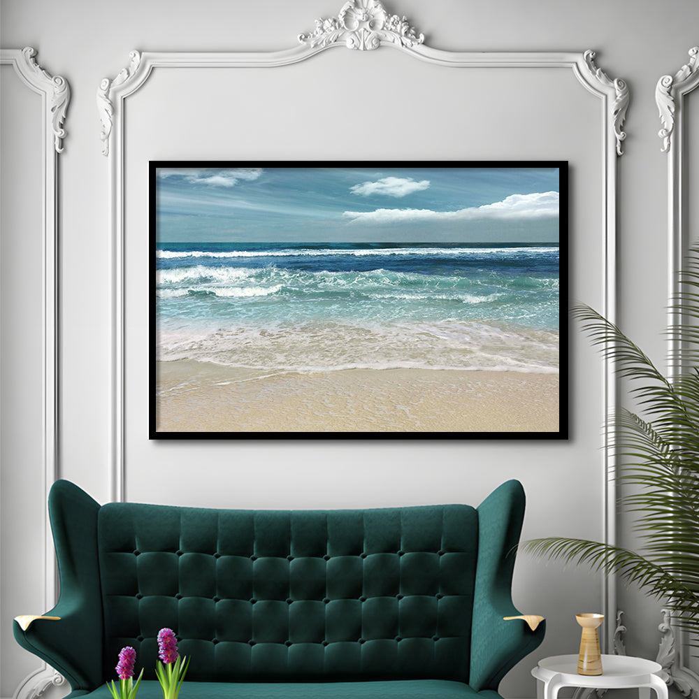 Symphony Of The Sea Wall Art, Framed Art Print, Picture Framed
