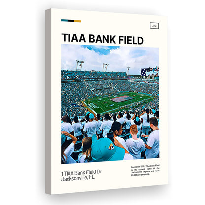 TIAA Bank Field Print, Jacksonville Jaguars Stadium Canvas Art, Fan Gifts, Sport Art, Canvas Print Wall Art