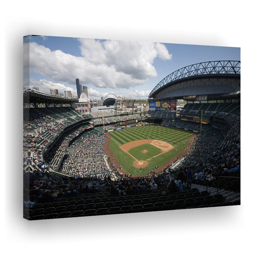 T Mobile Park, Stadium Canvas, Sport Art, Gift for him, Man Cave Decor, Art Print, Canvas Print Wall Art
