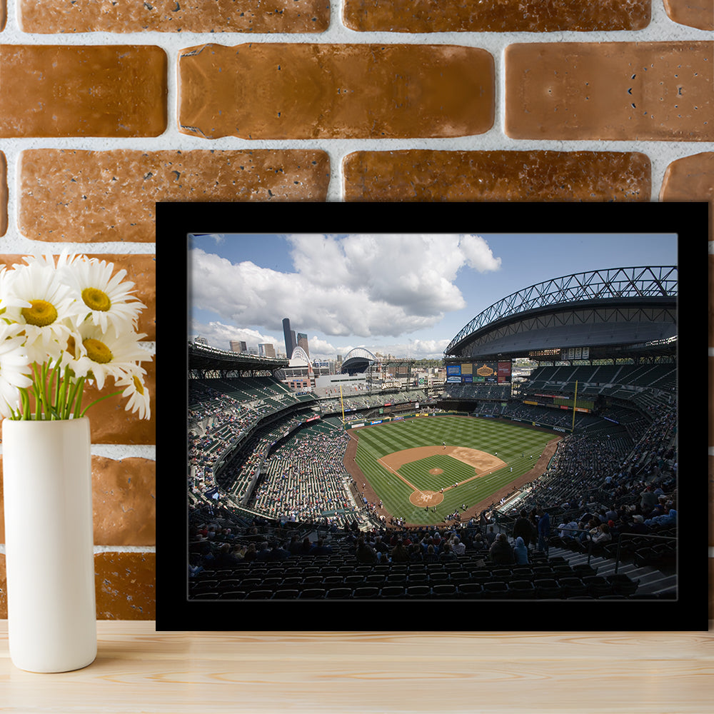 T Mobile Park, Stadium Canvas, Sport Art, Gift for him, Framed Art Print Wall Decor, Picture Framed