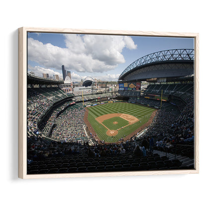 T Mobile Park, Stadium Canvas, Sport Art, Framed Canvas Print Wall Art, Floating Frame