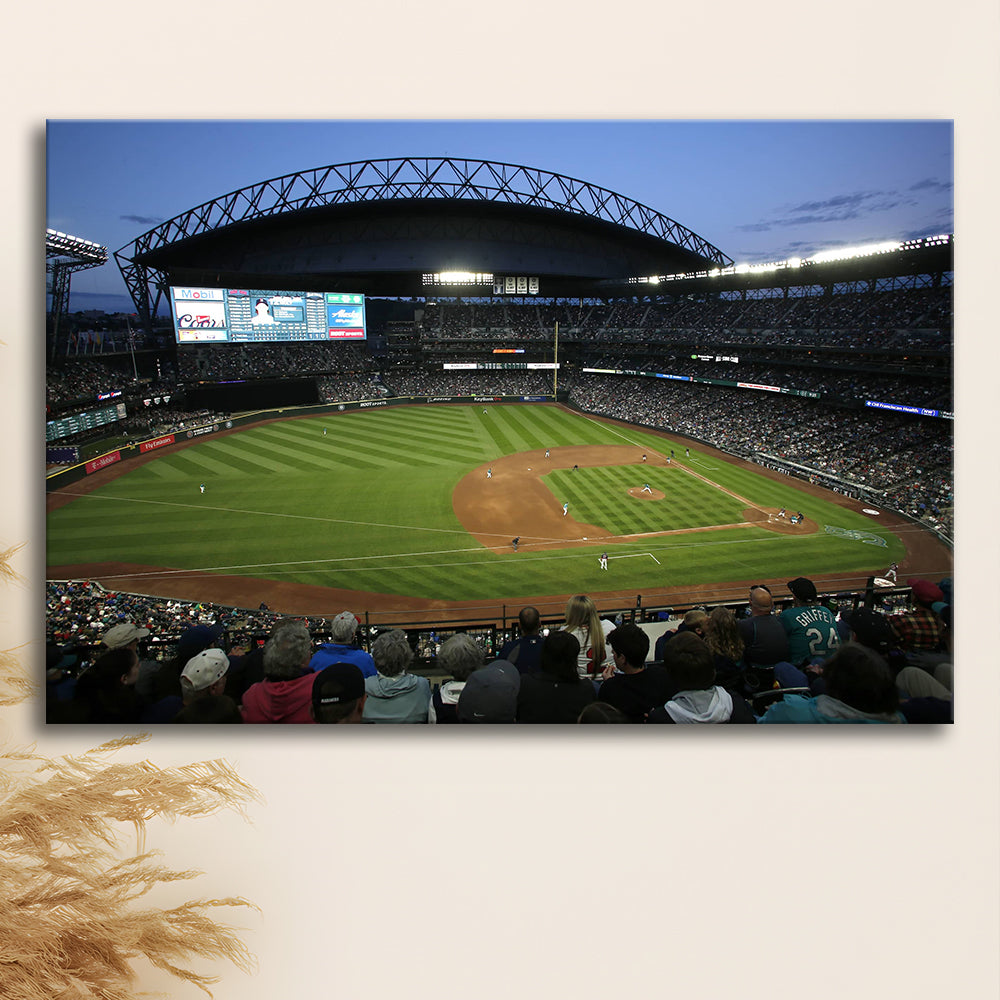 T Mobile Park Stadium, Stadium Canvas, Sport Art, Gift for him, Man Cave Decor, Art Print, Canvas Print Wall Art