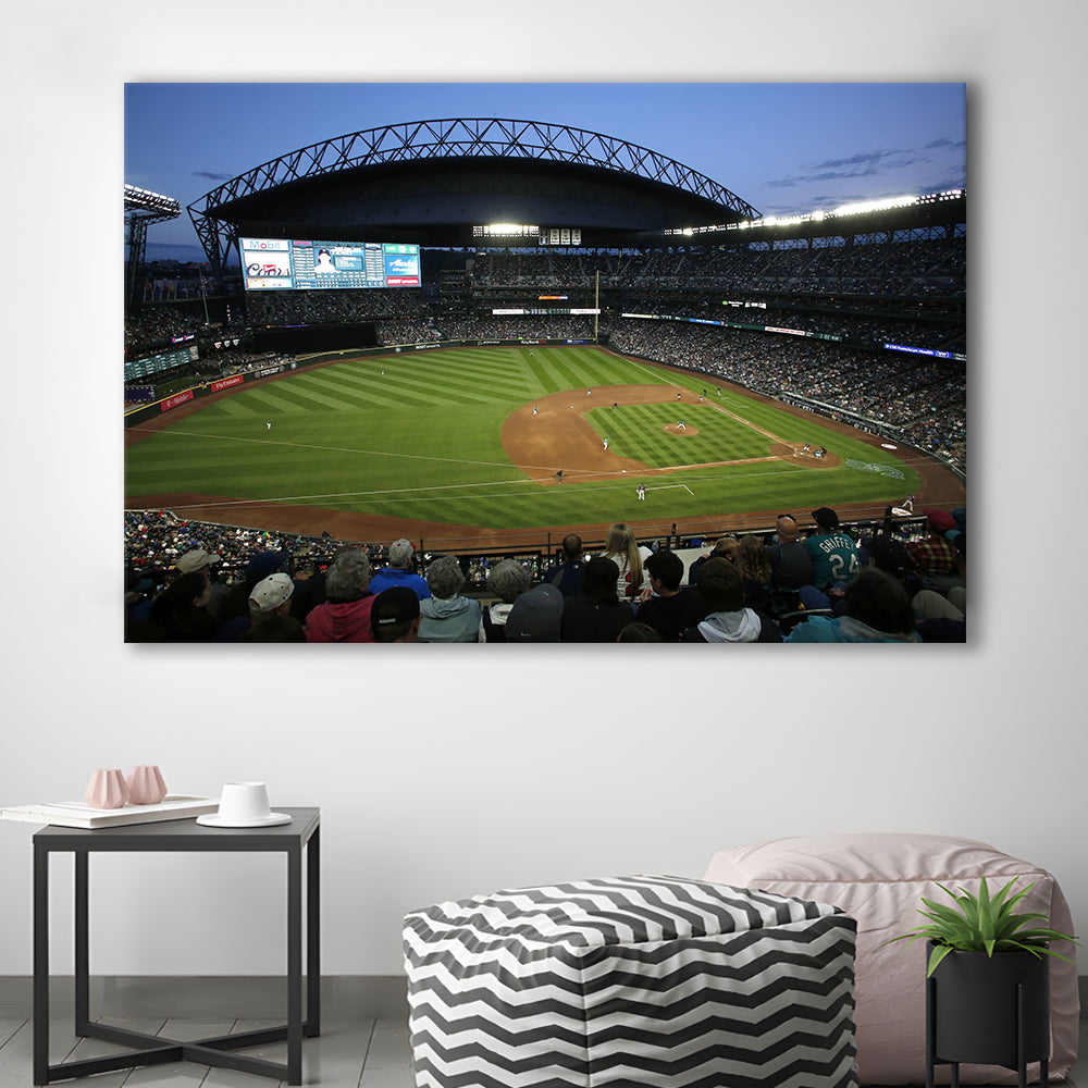 T Mobile Park Stadium, Stadium Canvas, Sport Art, Gift for him, Man Cave Decor, Art Print, Canvas Print Wall Art
