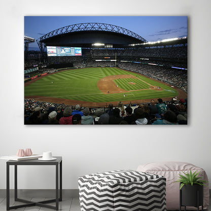 T Mobile Park Stadium, Stadium Canvas, Sport Art, Gift for him, Man Cave Decor, Art Print, Canvas Print Wall Art