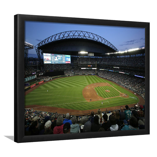 T Mobile Park Stadium, Stadium Canvas, Sport Art, Gift for him, Framed Art Print Wall Decor, Picture Framed